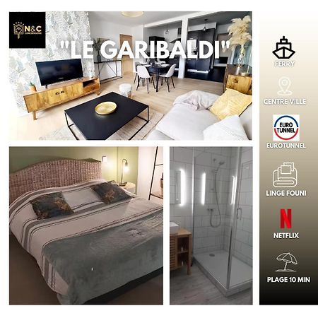 Garibaldi De Calais Fonctionnelle Nouvelle Renovation Jardin Prive Apartment Luaran gambar